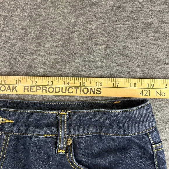 EUC! Michael Kors Women's Jeans 18W Blue Dark Wash Denim Logo - Picture 2 of 8